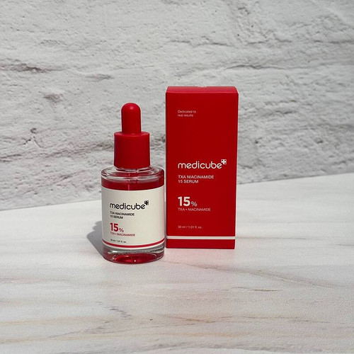 سرم مدی کیوب نیاسینامید 15 درصد سفید کننده و ضد چروک اصل کره