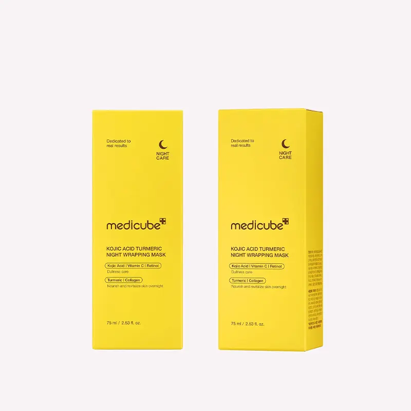 ماسک شب مدی کیوب زردچوبه و کوجیک اسید اصل کره