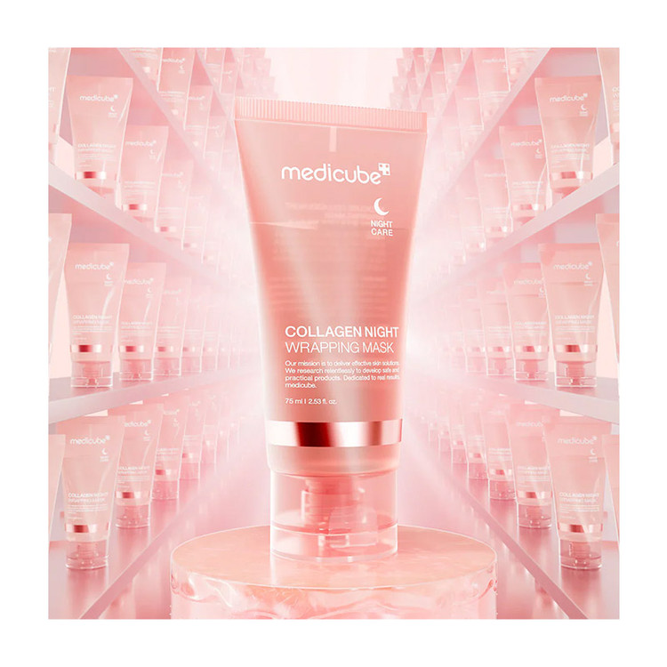 ماسک شب مدی کیوب کلاژن تقویت کننده و لیفتینگ اصل کره