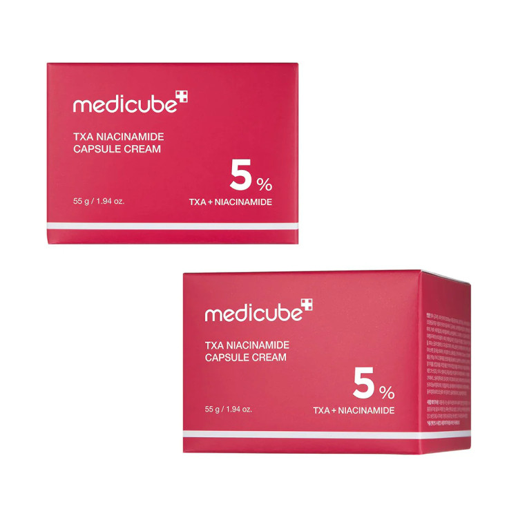 کرم کپسولی نیاسینامید مدیکیوب | روشنکننده و ضدلک پوست
