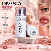 خرید هایلایتر های استیکی دیوستا ۳ کاره (Divesta) مخصوص چشم، لب و گونه